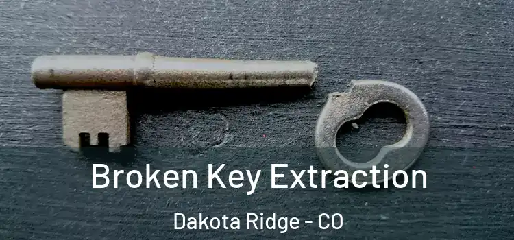 Broken Key Extraction Dakota Ridge - CO
