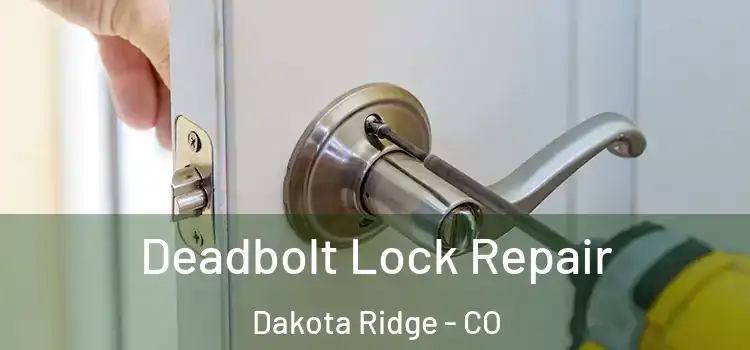  Deadbolt Lock Repair Dakota Ridge - CO