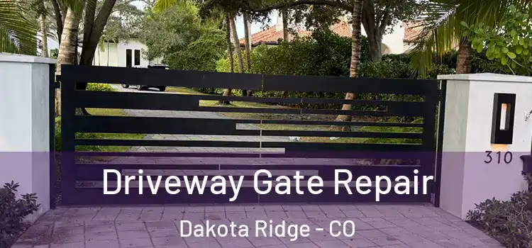  Driveway Gate Repair Dakota Ridge - CO